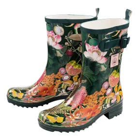 Bottes caoutchouc femme Aigle AIGLENTINE BOTTILLON PRINT, KEW GARDEN t. 2