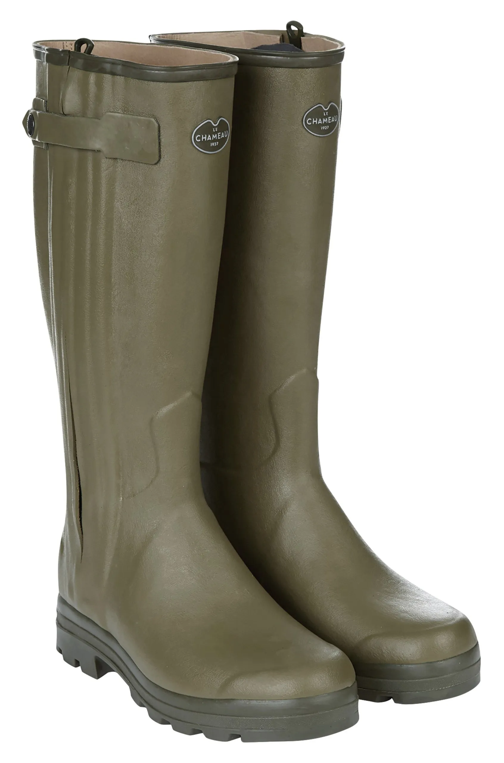 Bottes caoutchouc Le Chameau Chasseur Cuir