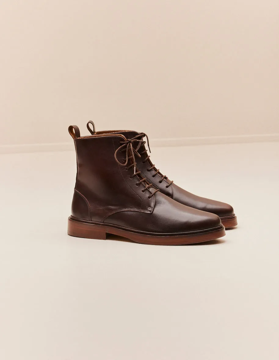 Bottines Timothée - Cuir marron