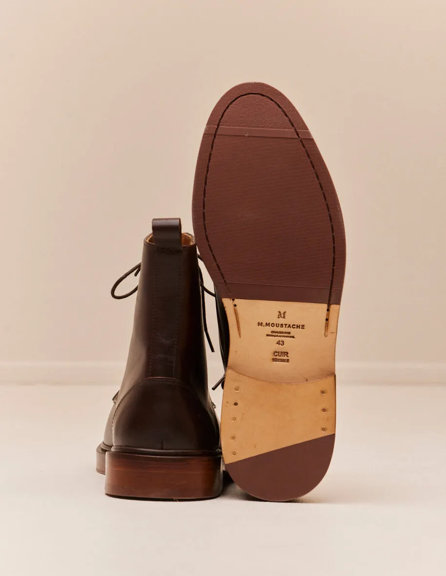 Bottines Timothée - Cuir marron