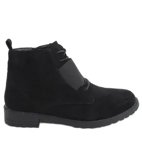 Bottines à lacets Anja Noir le noir