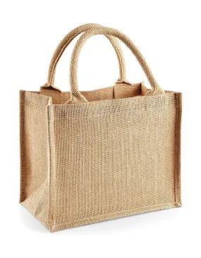 Cabas en toile de jute - W412 - beige naturel 