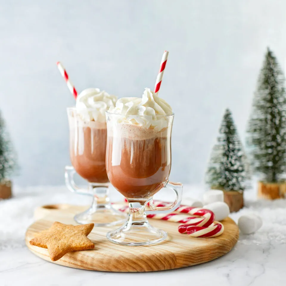 Calendrier de l'Avent de chocolats chauds