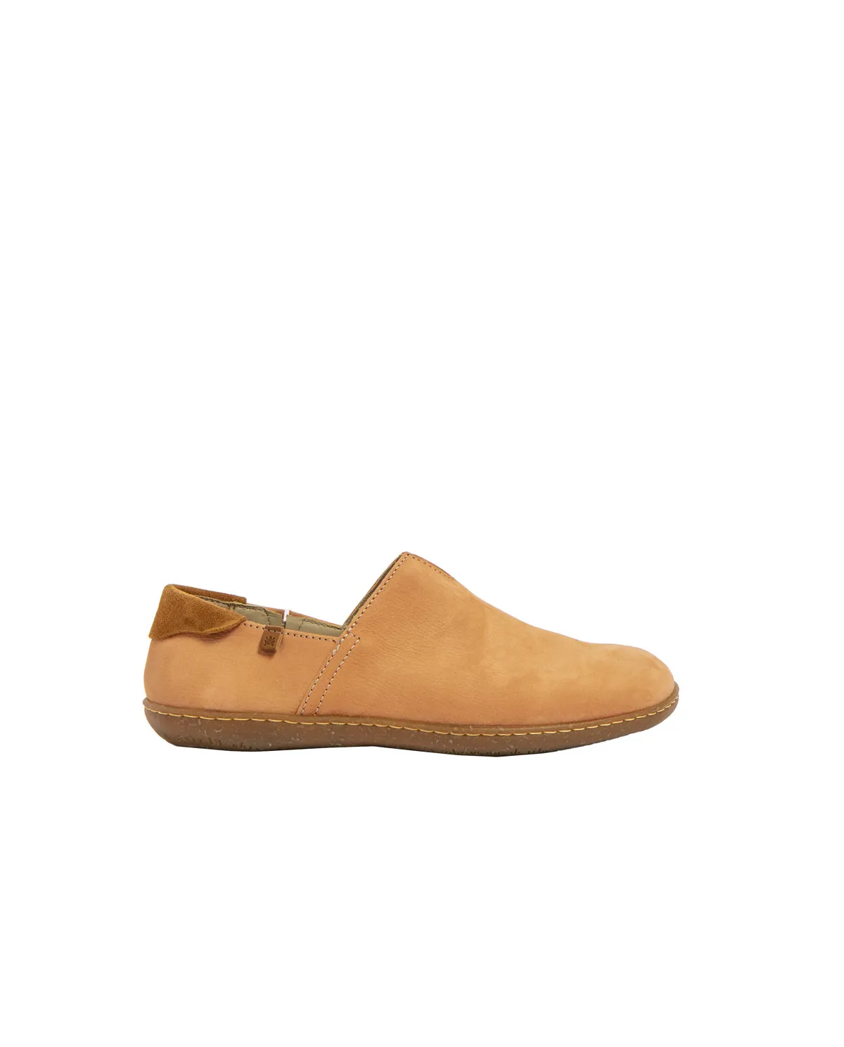 Chaussures confort en cuir naturel et semelles recyclées - Jaune