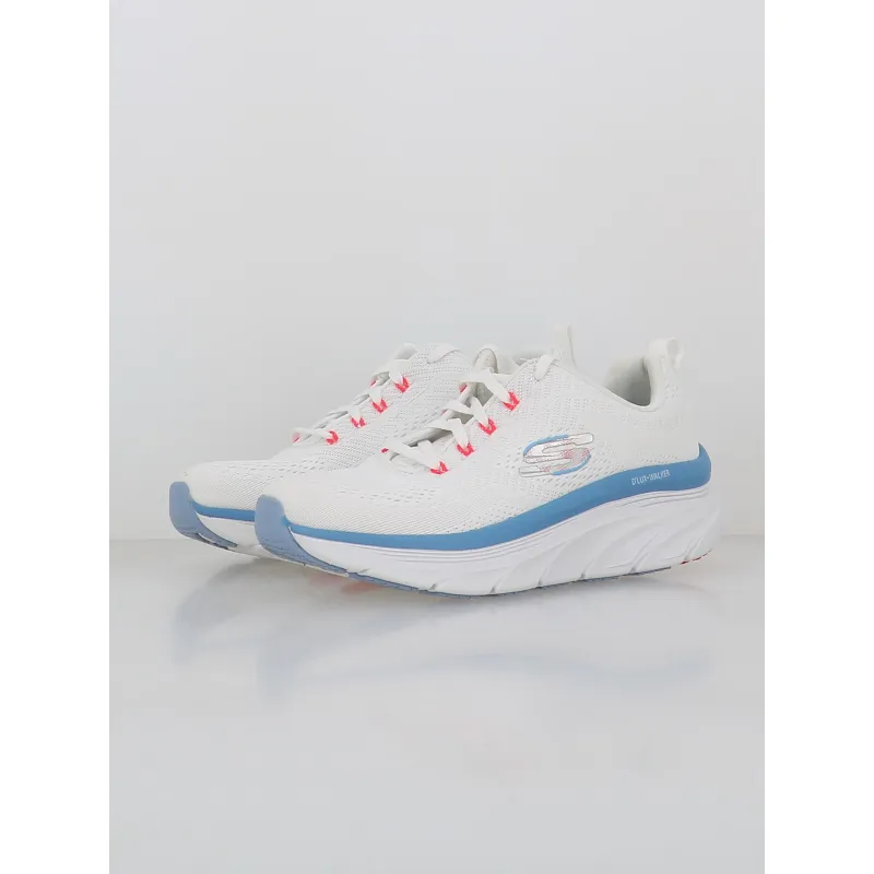 Chaussures de sport lux walker blanc femme - Skechers | wimod