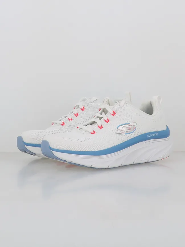 Chaussures de sport lux walker blanc femme - Skechers | wimod