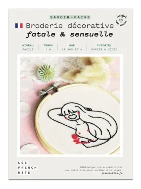 Coffret DIY - Broderie décorative - Femme Fatale - N/A