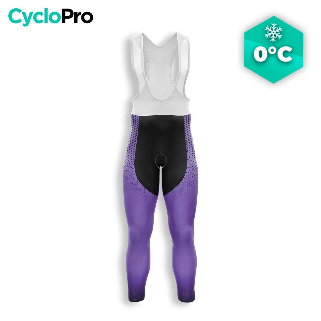 COLLANT CYCLISTE HIVER HOMME / VIOLET - DIMENSION+