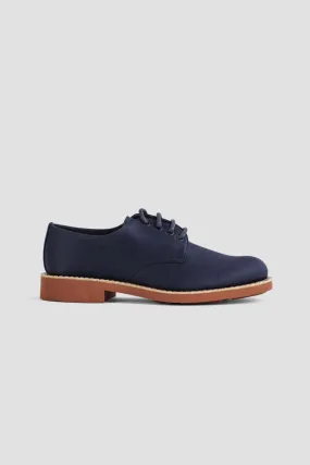 Derby MATLOCK bleu marine en toile