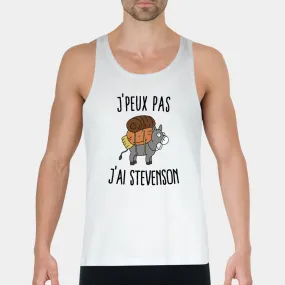 Débardeur Homme J'peux pas j'ai Stevenson