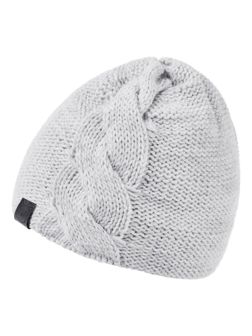 Ensemble Snood Bonnet Moyna - Made in UE - Gris clair