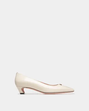 Escarpin Sylt En Cuir Blanc