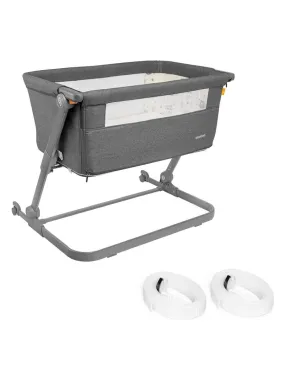 Lit d'appoint cododo "Natt" 3 en 1 gris - Gris