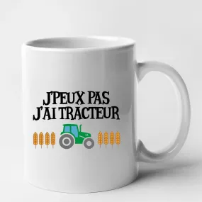 Mug J'peux pas j'ai tracteur