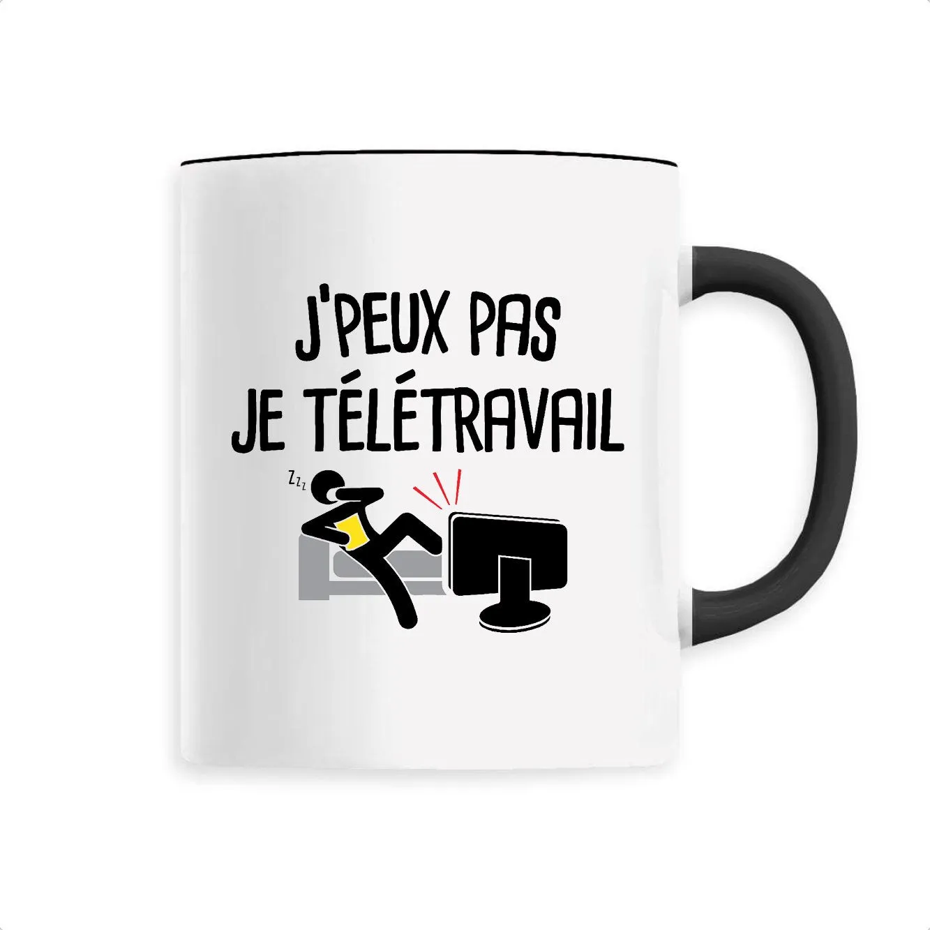 Mug J'peux pas je télétravail