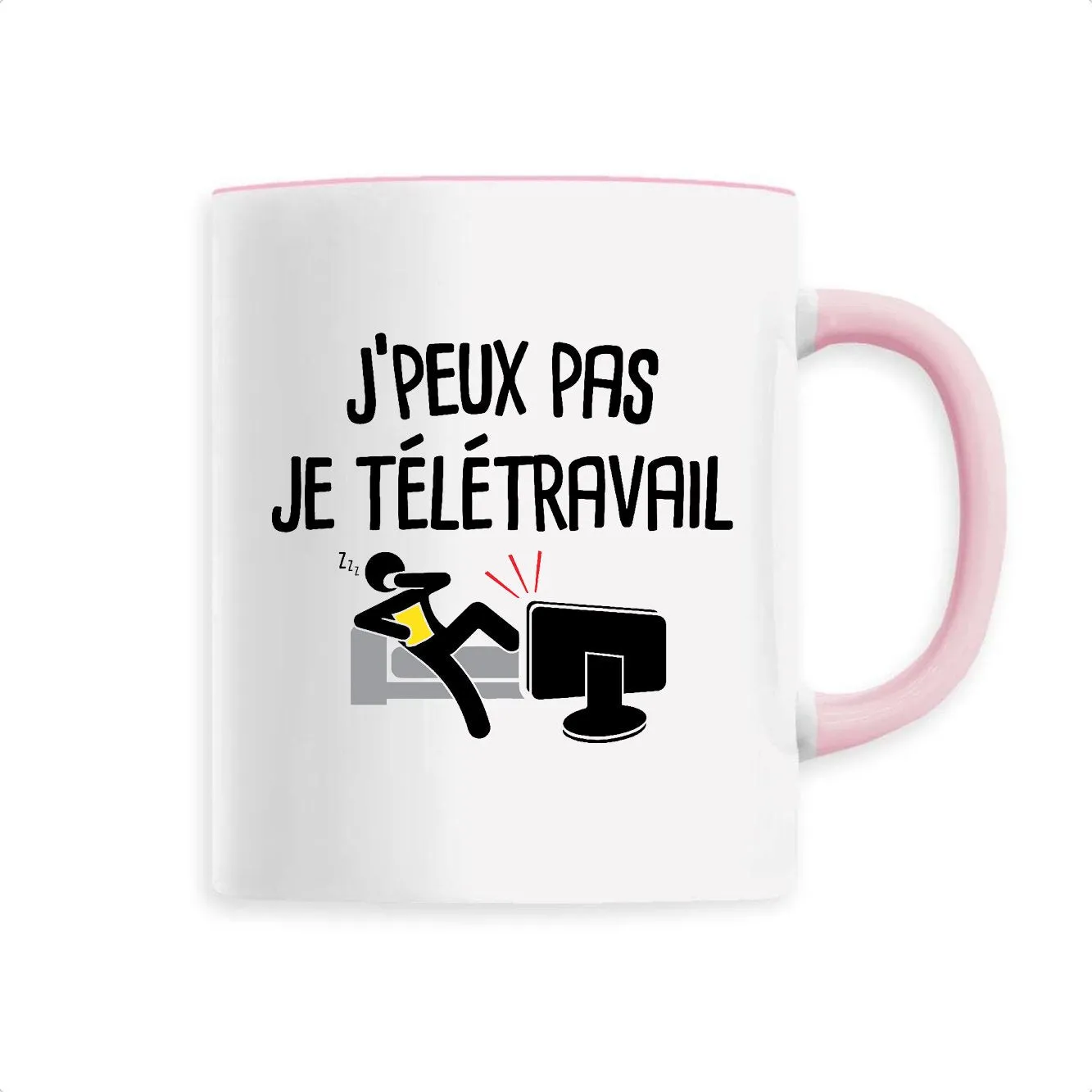 Mug J'peux pas je télétravail