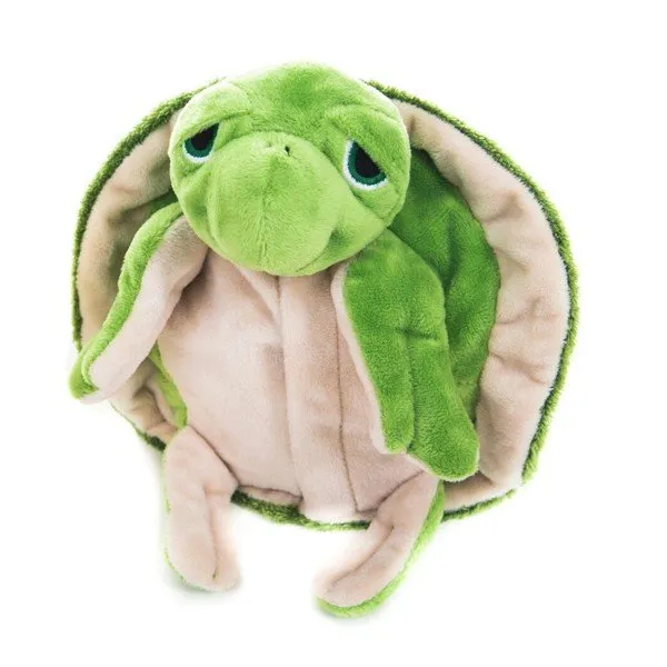 Peluche Bouillotte Micro-ondes Tortue verte déhoussable