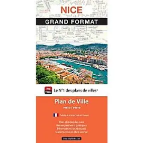 PLAN DE NICE GRAND FORMAT