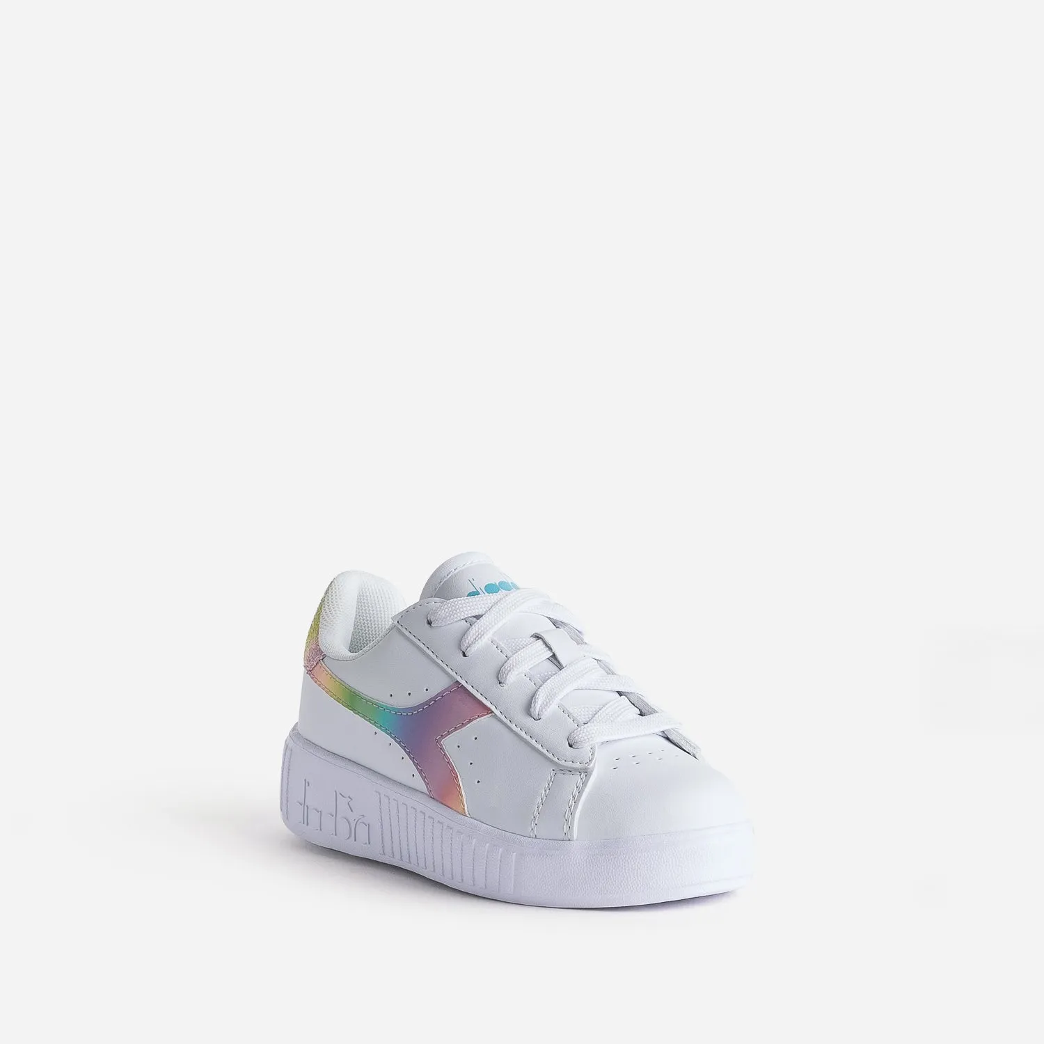 Tennis DIADORA blanche lignes multicolores - Chaussures de sport Sport | ERAM