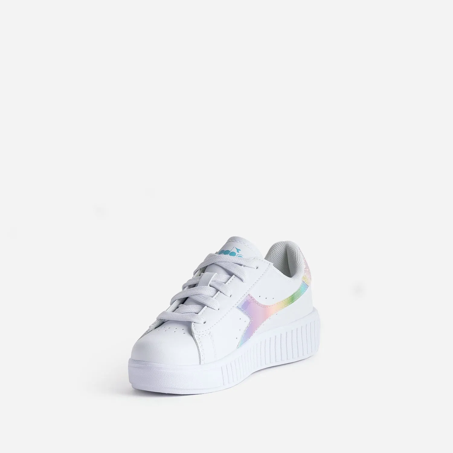 Tennis DIADORA blanche lignes multicolores - Chaussures de sport Sport | ERAM