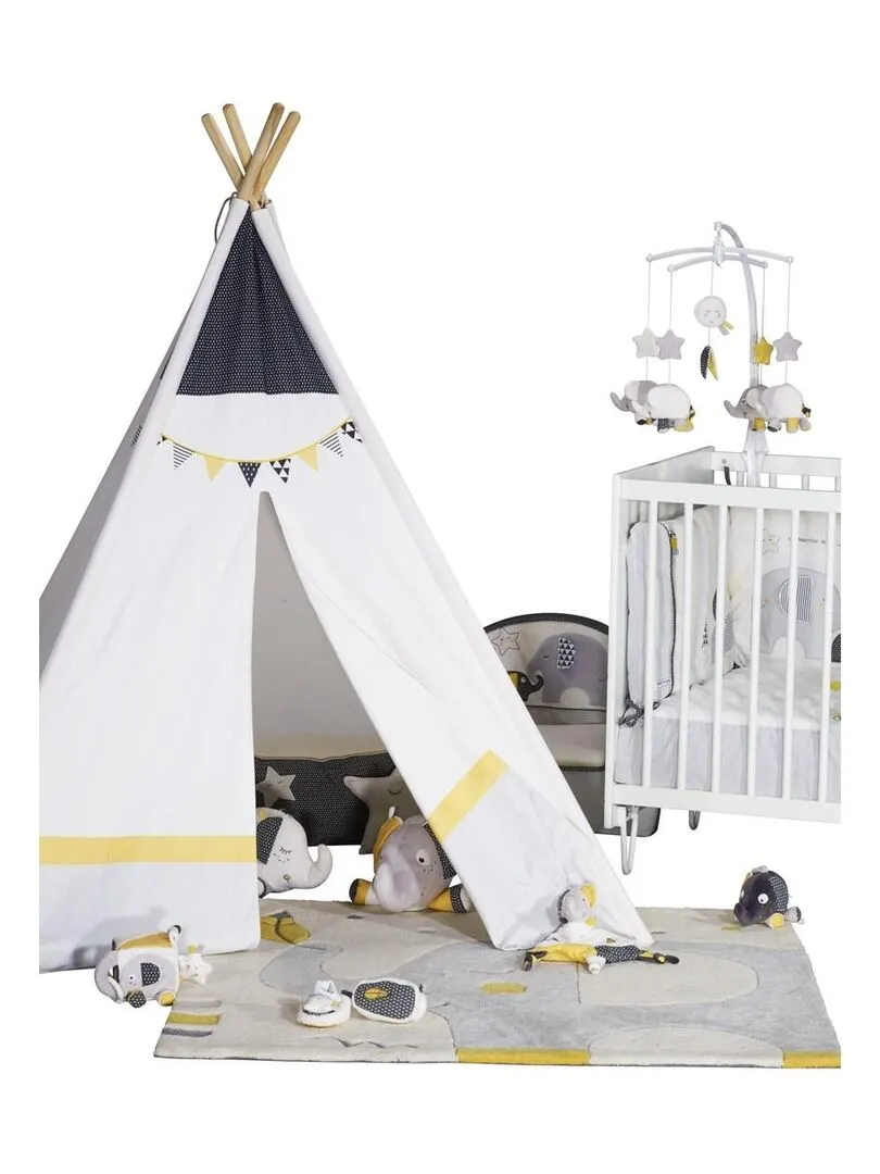 Tipi en toile en coton blanc - SAUTHON - N/A