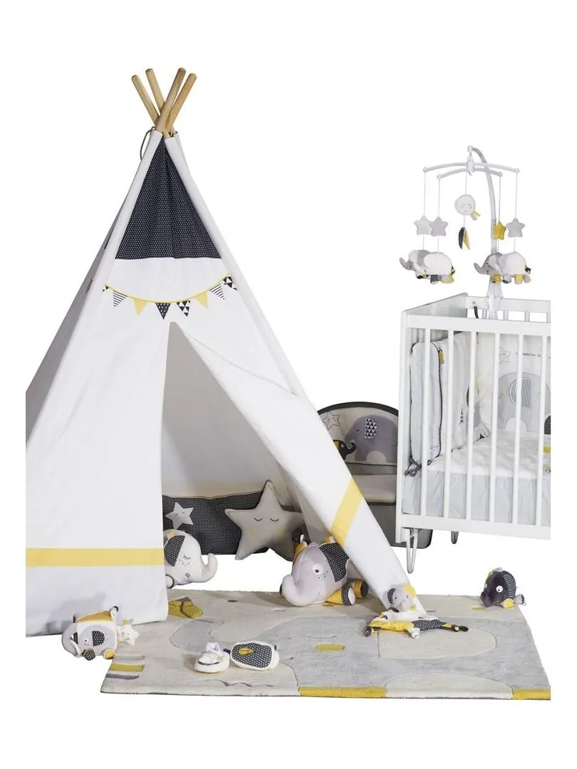 Tipi en toile en coton blanc - SAUTHON - N/A